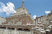 Ladakh - chrtens at Lamayuru gompa 